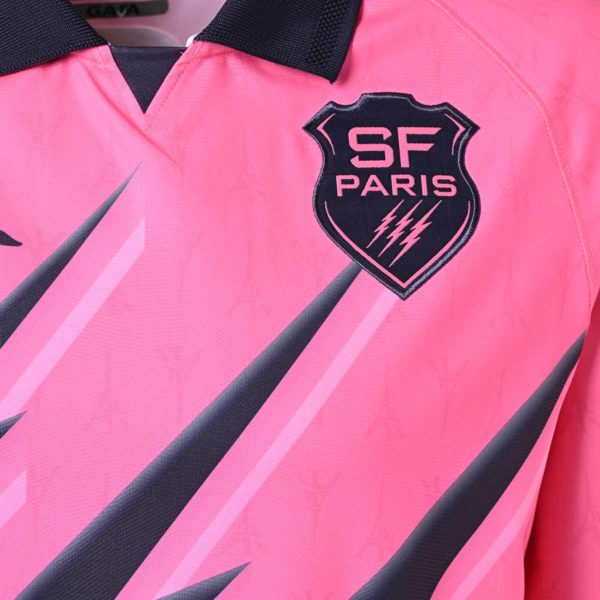 Maillot Kombat Home Stade Francais Paris 24/25 Rose Homme – Image 3