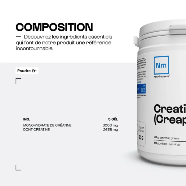 Créatine (Creapure®) en poudre – Image 3