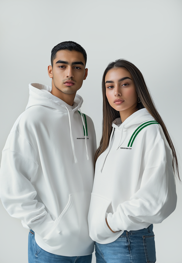 Sweatshirt Branchez Rugby Universel - Blanc