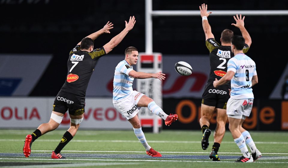 Antoine GIBERT of Racing 92 during the French Top 14 rugby match between Racing 92 and Stade Rochelais at La Defense Arena on February 7, 2021 in Nanterre, France. (Photo by Baptiste Fernandez/Icon Sport) - Paris La Defense Arena - Paris (France)