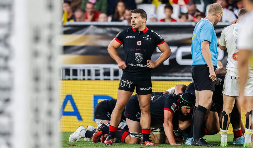 Antoine DUPONT of Toulouse during the Semi Final Top 14 match between Toulouse and La Rochelle at Stade Matmut Atlantique on June 21, 2024 in Bordeaux, France.(Photo by FEP/Icon Sport)   - Photo by Icon Sport