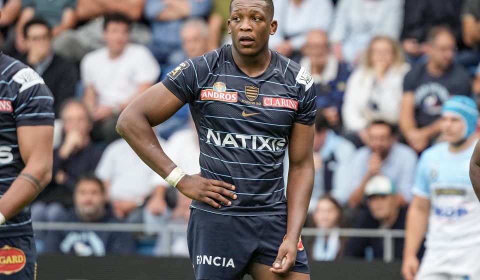 Cameron WOKI of Racing 92 during the Top 14 match between Bayonne and Racing 92 at Stade Jean Dauger on October 19, 2024 in Bayonne, France. (Photo by Pierre Costabadie/Icon Sport)   - Photo by Icon Sport