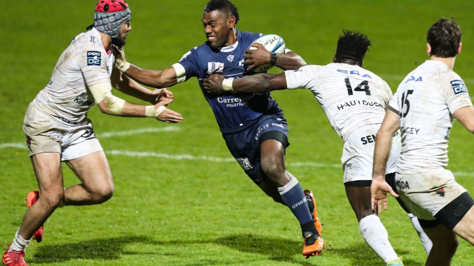 Josua VICI of Colomiers during the Pro D2 match between Colomiers Rugby and US Oyonnax on February 28, 2020 in Colomiers, France. (Photo by Manuel Blondeau/Icon Sport) - Josua VICI - Stade Michel Bendichou - Colomiers (France)