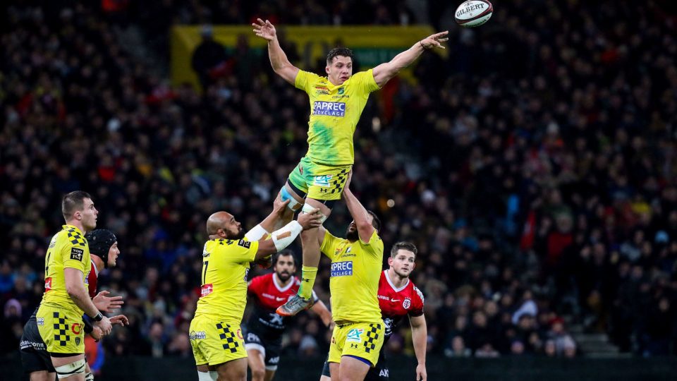 Alexandre FISCHER of Clermont during the Top 14 match between Toulouse and Clermont at Stade Ernest-Wallon on November 9, 2019 in Toulouse, France. (Photo by Manuel Blondeau/Icon Sport) - Alexandre FISCHER - Stade Ernest-Wallon - Toulouse (France)