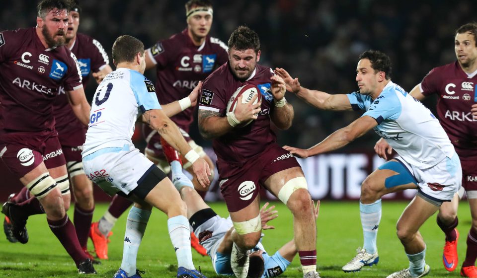 Marco TAULEIGNE of Bordeaux during the Top 14 match between Bordeaux and Bayonne on January 4, 2020 in Begles, France. (Photo by Manuel Blondeau/Icon Sport) - Marco TAULEIGNE - Stade Chaban-Delmas - Bordeaux (France)