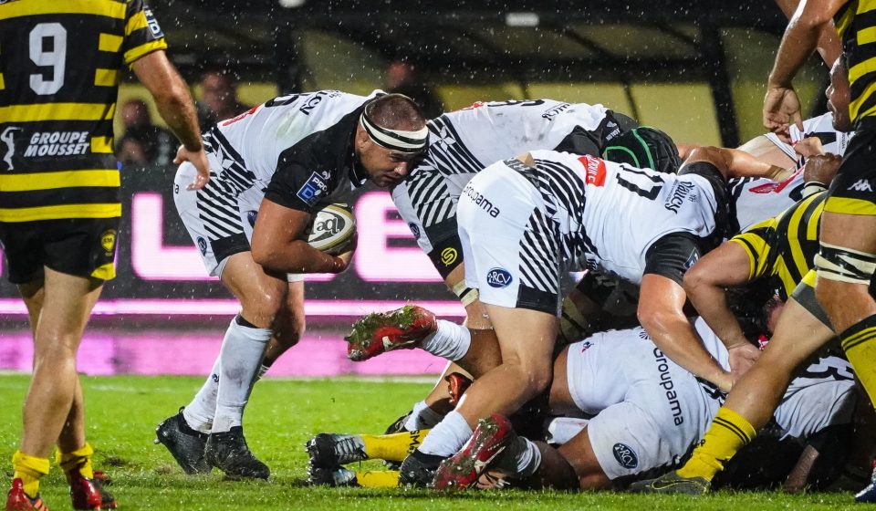 Cyril BLANCHARD of RC Vannes during the Pro D2 match between Mont Marsan and Vannes on September 18, 2020 in Mont-de-Marsan, France. (Photo by Pierre Costabadie/Icon Sport) - Cyril BLANCHARD - Stade Guy Boniface - Mont-de-Marsan (France)