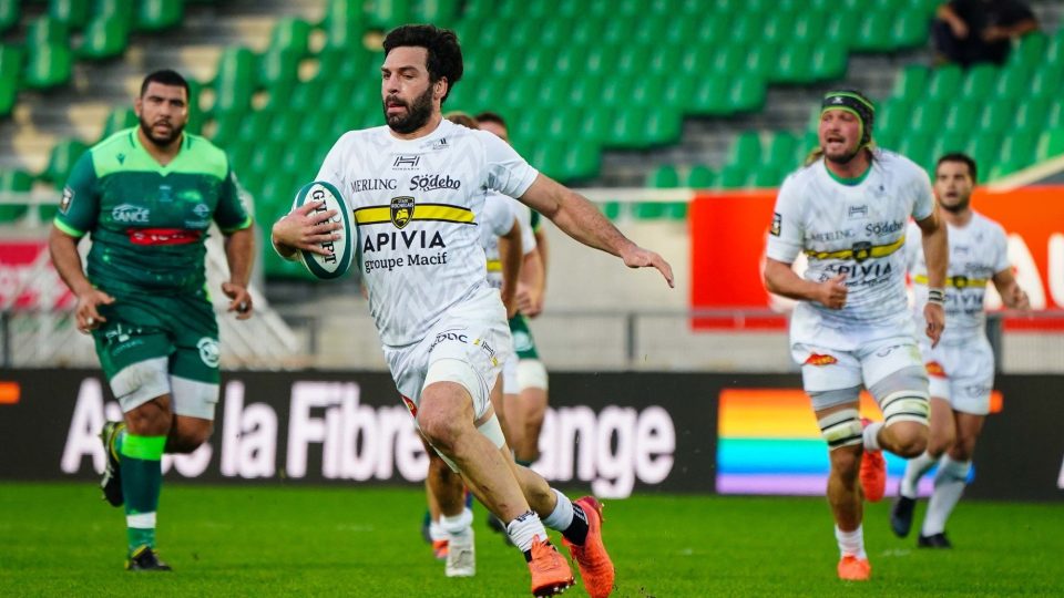 Kevin GOURDON of Stade Rochelais during the Top 14 match between Pau and La Rochelle at Stade du Hameau on November 1, 2020 in Pau, France. (Photo by Pierre Costabadie/Icon Sport) - Kevin GOURDON - Stade du Hameau - Pau (France)