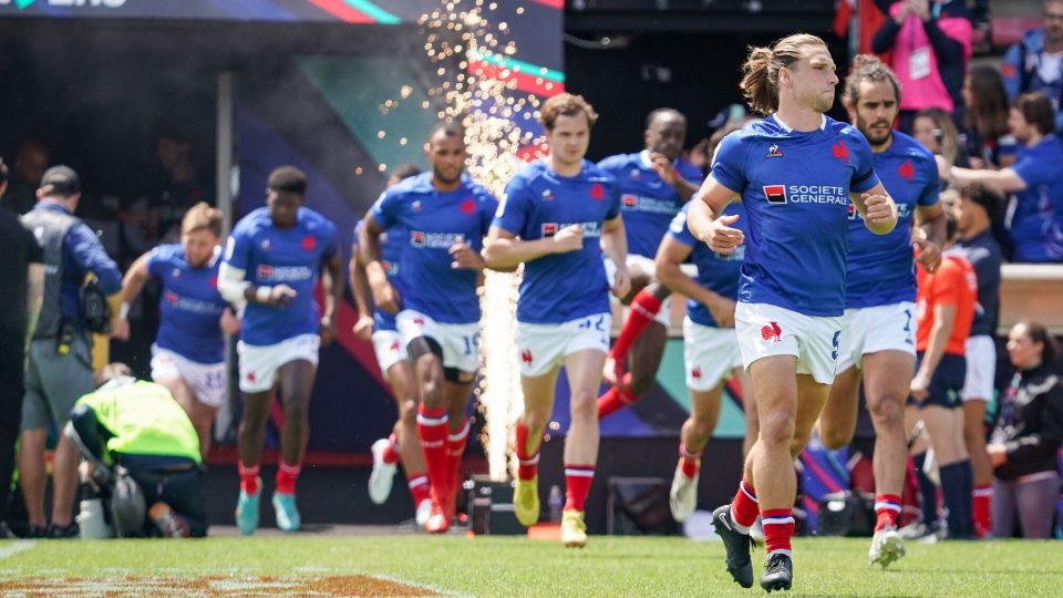 Stephen PAREZ EDO MARTIN of France during HSBC World Sevens - Day 1 on May 12, 2023 in Toulouse, France. (Photo by Pierre Costabadie/Icon Sport)