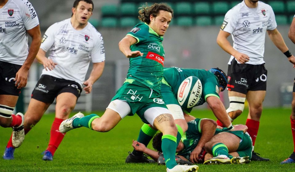 Clovis LE BAIL of Section Paloise during the Top 14 match between Section Paloise and RC Toulon at Hameau stadium on February 20, 2021 in Pau, France. (Photo by Pierre Costabadie/Icon Sport) - Clovis Le BAIL - Stade du Hameau - Pau (France)