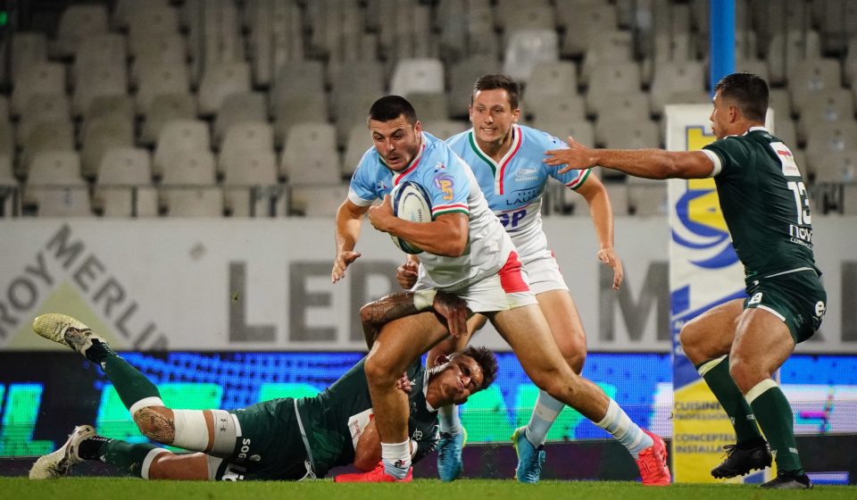 Theo COSTOSSEQUE of Aviron Bayonnais during the Friendly match between Bayonne and Pau at Stade Jean Dauger on August 19, 2021 in Bayonne, France. (Photo by Pierre Costabadie/Icon Sport) - Theo COSTOSSEQUE - Stade Jean Dauger - Bayonne (France)