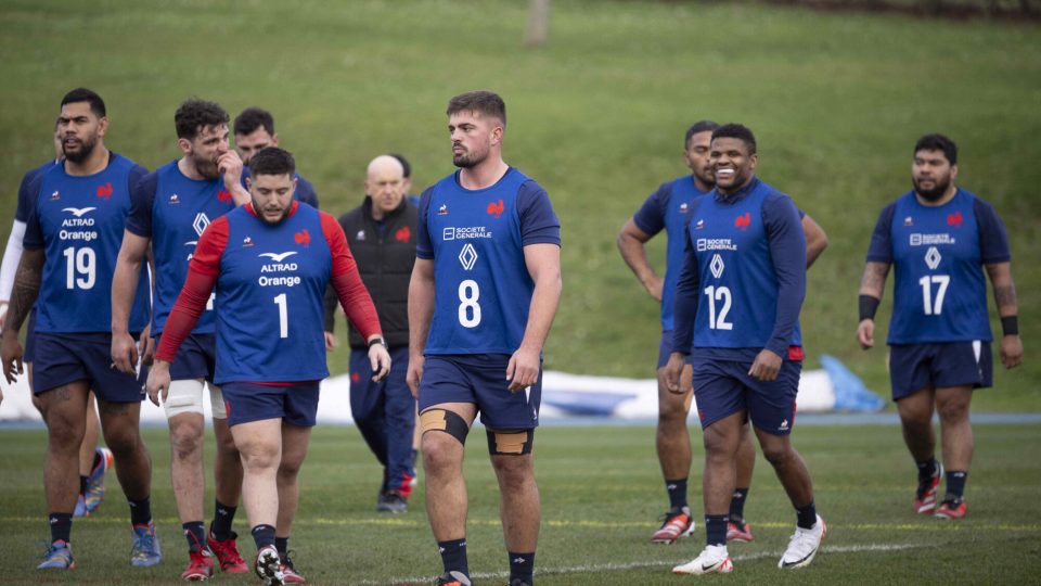 Alldritt Gregory during French rugby team training session in Marcoussis, near Paris, on January 24, 2024. Photo by Eliot Blondet / ABACAPRESS.COM - Photo by Icon Sport