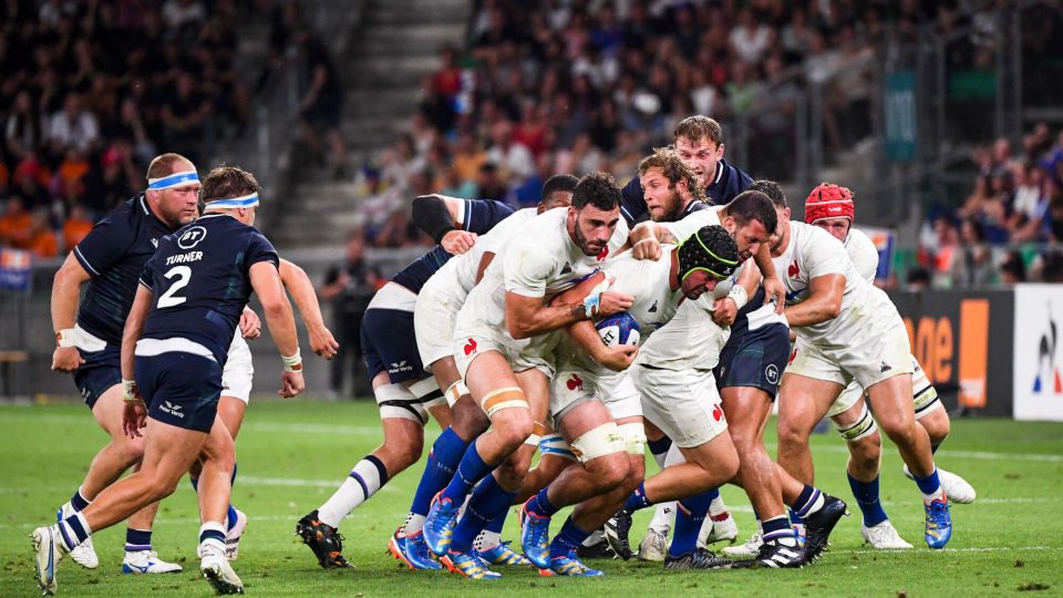 Gregory ALLDRITT during the Summer Nations Series match between France and Ecosse on August 12, 2023 in Saint-Etienne, France. (Photo by Anthony Bibard/FEP/Icon Sport)