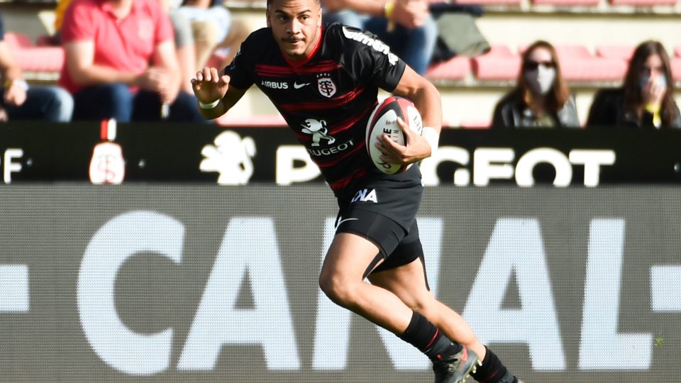 Matthis LEBEL of Toulouse  during the Top 14 match between Toulouse and Lyon at Stade Ernest Wallon on October 24, 2020 in Toulouse, France. (Photo by Alexandre Dimou/Icon Sport) - Matthis LEBEL - Stade Ernest-Wallon - Toulouse (France)