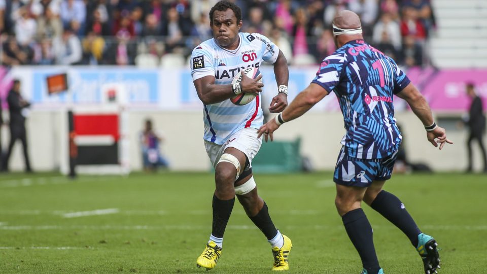 Leone Nakarawa of Racing 92 during the Top 14 match between Stade Francais and Racing 92 at Stade Jean Bouin on September 30, 2018 in Paris, France. (Photo by Aude Alcover/Icon Sport)