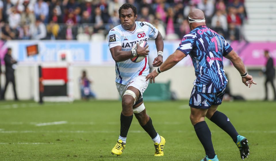 Leone Nakarawa of Racing 92 during the Top 14 match between Stade Francais and Racing 92 at Stade Jean Bouin on September 30, 2018 in Paris, France. (Photo by Aude Alcover/Icon Sport)