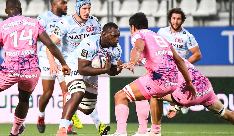 Jordan JOSEPH of Racing 92 during the French Top 14 rugby match between Stade Francais and Racing 92 at Stade Jean Bouin on October 24, 2020 in Paris, France. (Photo by Baptiste Fernandez/Icon Sport) - Jordan JOSEPH - Stade Jean Bouin - Paris (France)