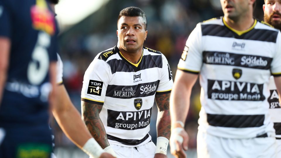 Faifili Levave of La Rochelle during the Top 14 match between Agen and La Rochelle on March 16, 2019 in Agen, France. (Photo by Manuel Blondeau/Icon Sport)