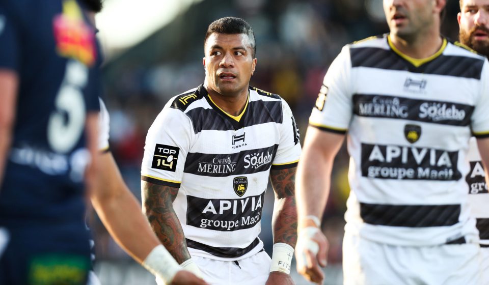 Faifili Levave of La Rochelle during the Top 14 match between Agen and La Rochelle on March 16, 2019 in Agen, France. (Photo by Manuel Blondeau/Icon Sport)