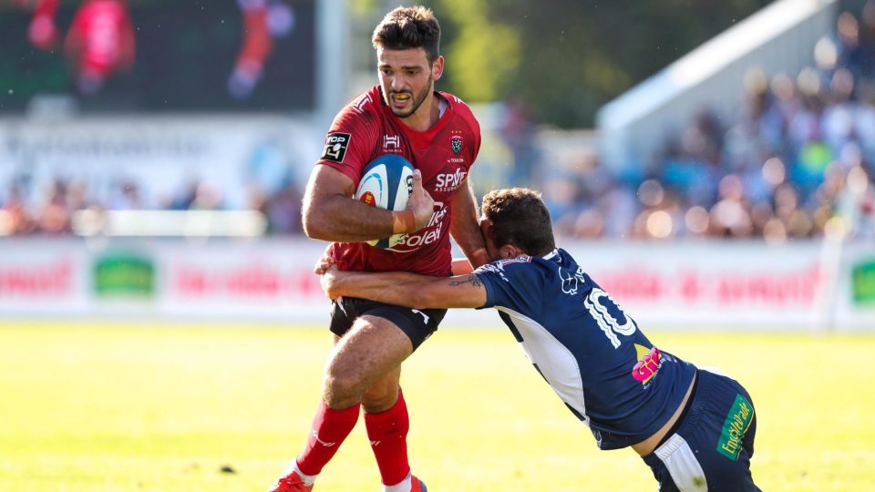 Julien Heriteau of Toulon during the Top 14 match between Agen and Toulon on August 24, 2019 in Agen, France. (Photo by Manuel Blondeau/Icon Sport)
