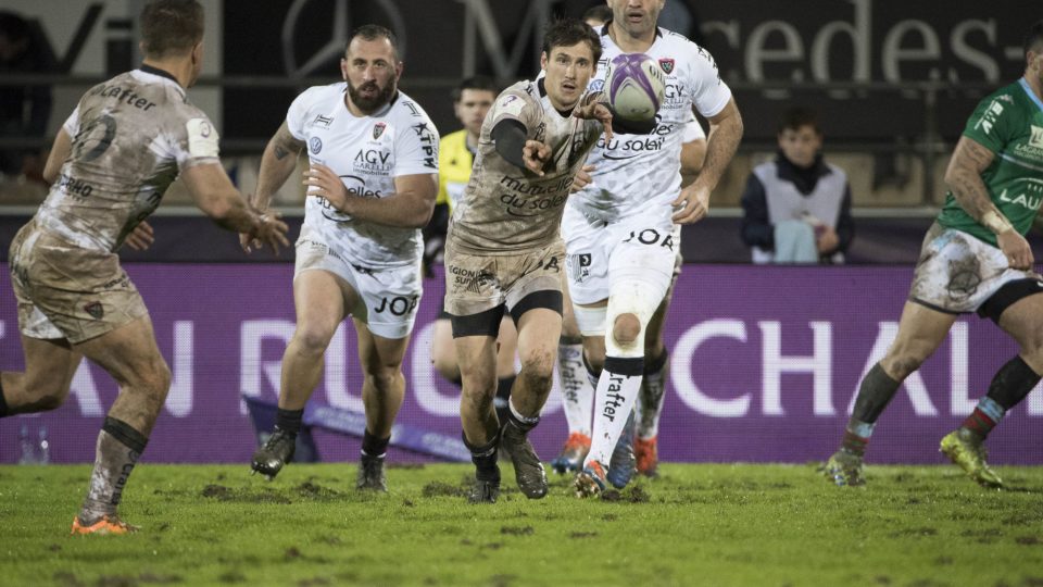 Baptiste SERIN of Toulon during the European Rugby Challenge Cup, Pool 2 match between Bayonne and Toulon on November 15, 2019 in Bayonne, France. (Photo by JF Sanchez/Icon Sport) - Baptiste SERIN - Stade Jean Dauger - Bayonne (France)