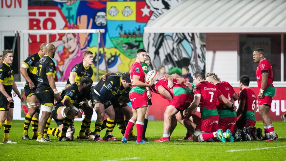 Barnabe COUILLOUD of Biarritz during the Pro D2 match between Biarritz and Carcassonne on January 10, 2020 in Biarritz, France. (Photo by JF Sanchez/Icon Sport) - Barnabe COUILLOUD