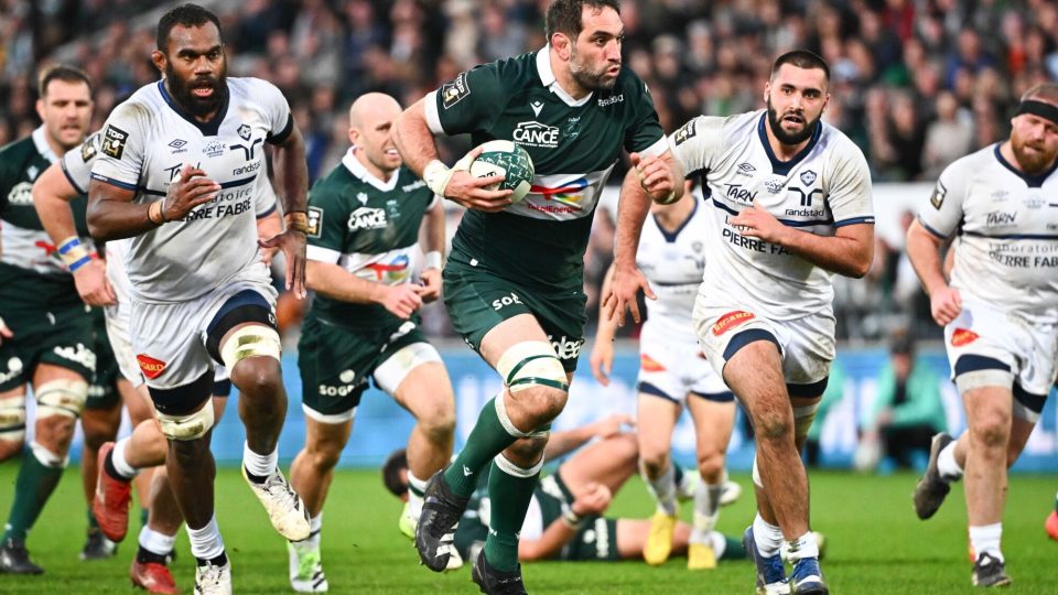 Samuel WHITELOCK of Section Paloise during the Top 14 match between Section Paloise and Castres Olympique at Stade du Hameau on February 3, 2024 in Pau, France. (Photo by Anthony Dibon/Icon Sport)