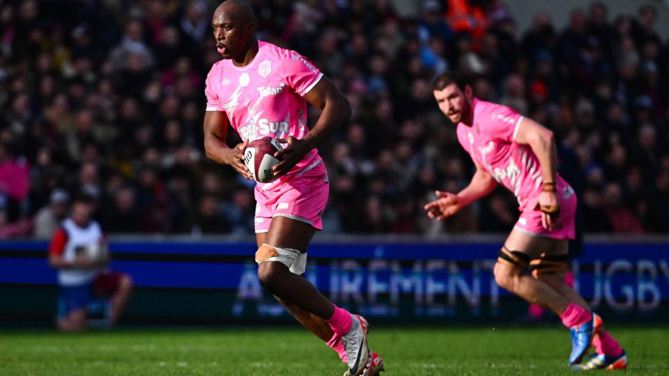 Sekou MACALOU of Stade Francais during the Top 14 match between Union Bordeaux-Begles and Stade Francais at Jacques Chaban-Delmas on January 27, 2024 in Bordeaux, France. (Photo by Anthony Dibon/Icon Sport)
