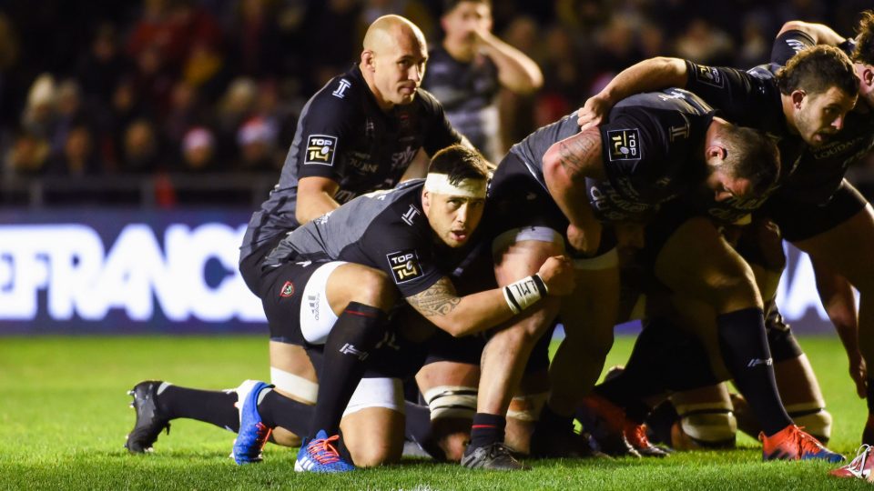 Raphael LAKAFIA of Toulon and Sergio PARISSE of Toulon  during the Top 14 match between Toulon and Clermont on December 22, 2019 in Toulon, France. (Photo by Alexandre Dimou/Icon Sport) - Sergio PARISSE - Raphael LAKAFIA - Stade Felix Mayol - Toulon (France)