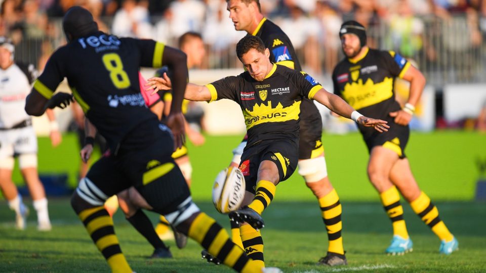 Gilles Bosch of Carcassonne during the Pro D2 match between Union sportive carcassonnaise XV and Rugby club Vanne on August 23, 2019 in Carcassonne, France. (Photo by Alexpress/Icon Sport)