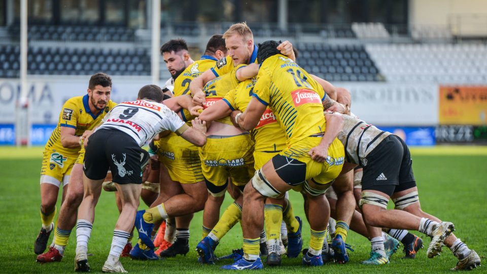 Illustration Maul Clermont during the Top 14 match between Brive and Clermont at Stade Amedee-Domenech on October 31, 2020 in Brive, France. (Photo by Romain Longerias/Icon Sport) - --- - Stade Amedee-Domenech - Brive-la-Gaillarde (France)