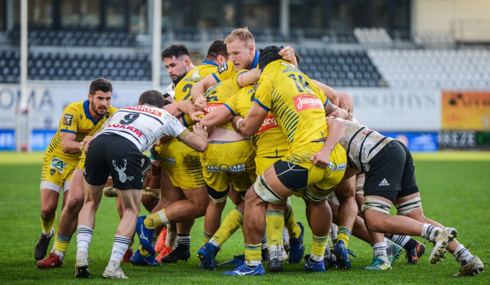Illustration Maul Clermont during the Top 14 match between Brive and Clermont at Stade Amedee-Domenech on October 31, 2020 in Brive, France. (Photo by Romain Longerias/Icon Sport) - --- - Stade Amedee-Domenech - Brive-la-Gaillarde (France)