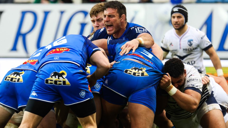 Loic JACQUET of Castres during the Top 14 match between Castres and Montpellier on 5 March, 2022 in Castres, France