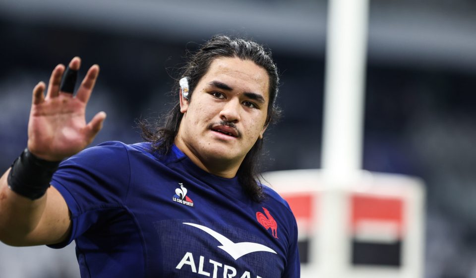 Posolo TUILAGI of France after the Six Nations Rugby Tournament match between France and Ireland at Orange Velodrome on February 2, 2024 in Marseille, France. (Photo by Johnny Fidelin/Icon Sport)