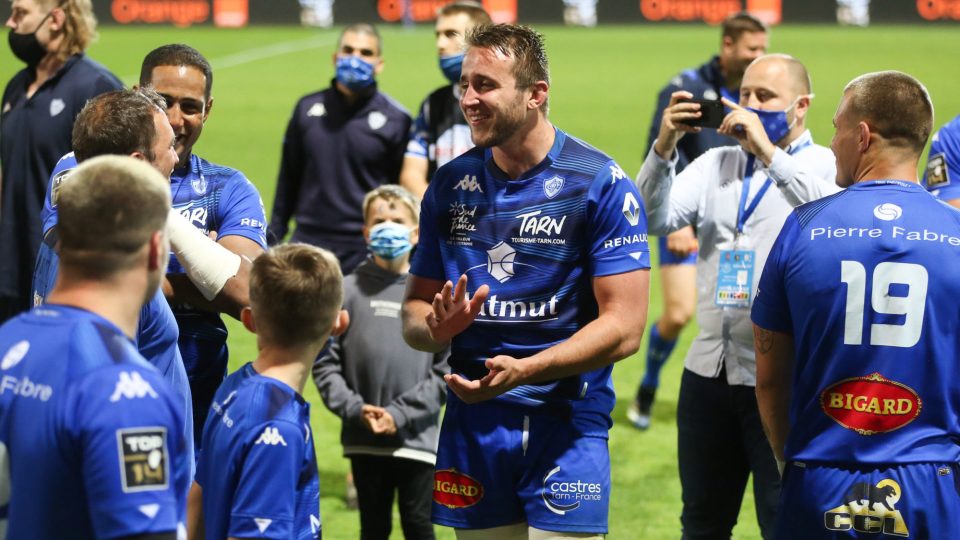 Anthony JELONCH of Castres during the Top 14 match between Castres and Toulon at Pierre Fabre stadium on June 5, 2021 in Castres, France. (Photo by Laurent Frezouls/Icon Sport) - Anthony JELONCH - Stade Pierre Fabre - Castres (France)