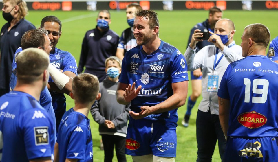Anthony JELONCH of Castres during the Top 14 match between Castres and Toulon at Pierre Fabre stadium on June 5, 2021 in Castres, France. (Photo by Laurent Frezouls/Icon Sport) - Anthony JELONCH - Stade Pierre Fabre - Castres (France)