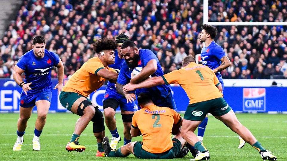 Uini ATONIO of France during the International Friendly Match between France and Australia at Stade de France on November 5, 2022 in Paris, France. (Photo by Philippe Lecoeur/FEP/Icon Sport) - Photo by Icon sport