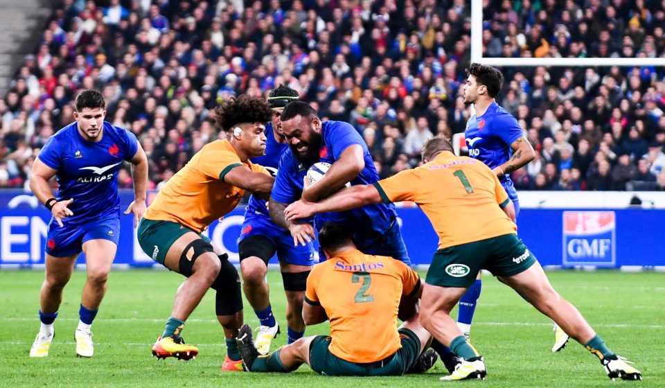 Uini ATONIO of France during the International Friendly Match between France and Australia at Stade de France on November 5, 2022 in Paris, France. (Photo by Philippe Lecoeur/FEP/Icon Sport) - Photo by Icon sport