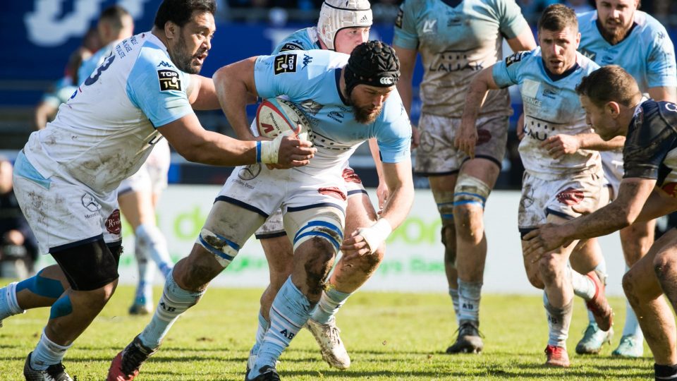 Pieter Jan VAN LILL of Bayonne during the Top 14 match between Bayonne and Agen at Stade Jean Dauger on January 26, 2020 in Bayonne, France. (Photo by JF Sanchez/Icon Sport) - Pieter-Jan Van LILL - Stade Jean Dauger - Bayonne (France)