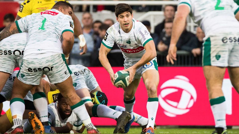 Thibault DAUBAGNA of Pau during the Top 14 match between Pau and Clermont at Stade du Hameau on February 15, 2020 in Pau, France. (Photo by JF Sanchez/Icon Sport) - Thibault DAUBAGNA - Pau (France)