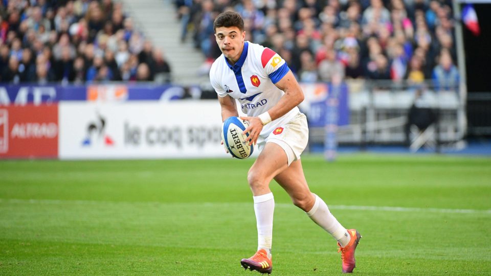 Romain Ntamack of France during the Guinness Six Nations match between France and Scotland at Stade de France on February 23, 2019 in Paris, France. (Photo by Dave Winter/Icon Sport)