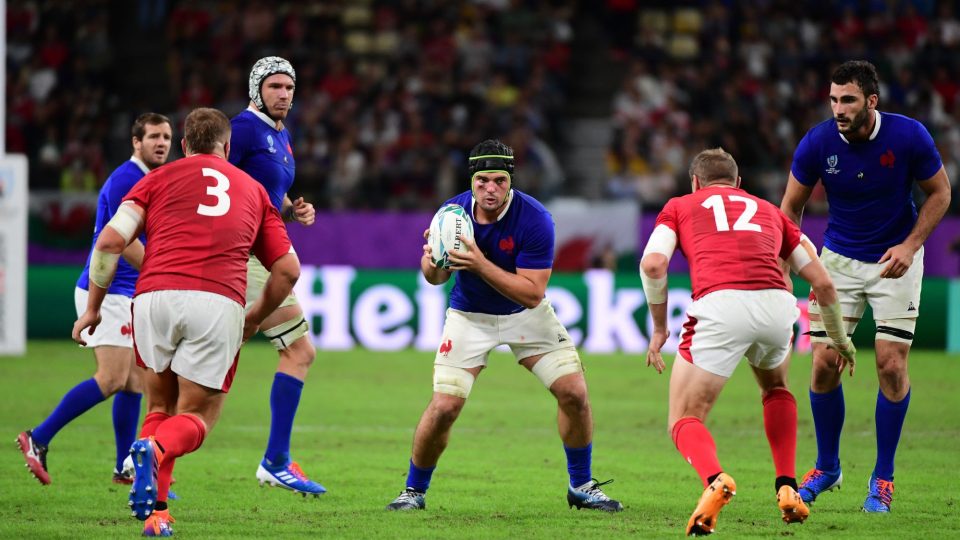 Gregory ALLDRITT of France during the Rugby World Cup 2019 Quarter Final match between Wales and France on October 20, 2019 in Oita, Japan. (Photo by Dave Winter/Icon Sport) - Gregory ALLDRITT - Oita Stadium - Oita (Japon)