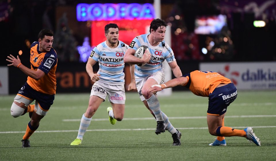 Henry CHAVANCY of Racing 92 during the Top 14 match between Racing 92 and Montpellier at Paris La Defense Arena on December 21, 2019 in Nanterre, France. (Photo by Dave Winter/Icon Sport) - Henry CHAVANCY - Paris La Defense Arena - Paris (France)