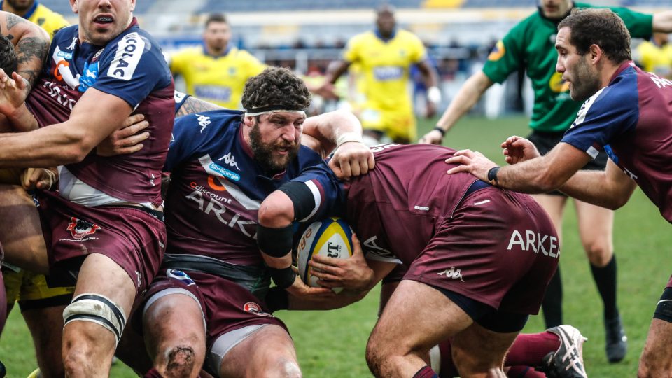 Clement MAYNADIER of Bordeaux during the Top 14 match between Clermont and Union Bordeaux Begles at Parc des Sports Marcel Michelin on January 30, 2021 in Clermont-Ferrand, France. (Photo by Romain Biard/Icon Sport) - Clement MAYNADIER - Stade Marcel Michelin - Clermont Ferrand (France)