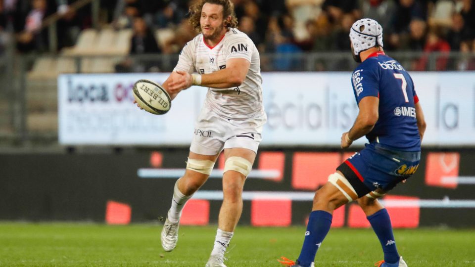 Rory GRICE of Oyonnax during the Pro D2 match between Grenoble and Oyonnax at Stade des Alpes on December 19, 2019 in Grenoble, France. (Photo by Romain Biard/Icon Sport) - Rory GRICE - Stade des Alpes - Grenoble (France)