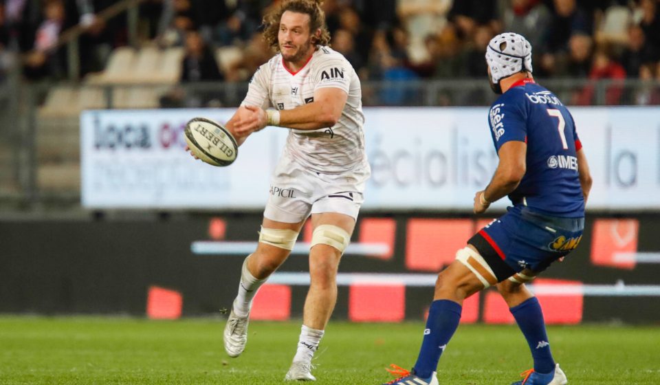Rory GRICE of Oyonnax during the Pro D2 match between Grenoble and Oyonnax at Stade des Alpes on December 19, 2019 in Grenoble, France. (Photo by Romain Biard/Icon Sport) - Rory GRICE - Stade des Alpes - Grenoble (France)