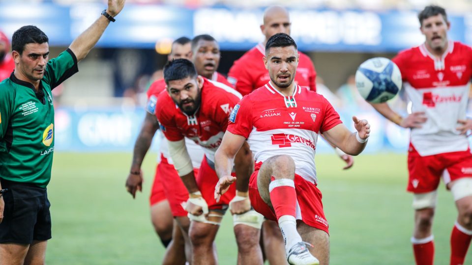 Barnabe COUILLOUD of Biarritz during the play-off match Pro D2 between Perpignan and Biarritz on June 5, 2021 in Montpellier, France. (Photo by Johnny Fidelin/Icon Sport)