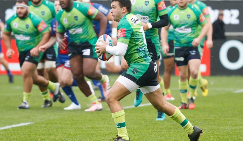 Benjamin PUNTOUS of Montauban during the Pro D2 match between FC Grenoble Rugby and US Montauban on November 17, 2019 in Grenoble, France. (Photo by Romain Biard/Icon Sport) - Benjamin PUNTOUS - Stade des Alpes - Grenoble (France)