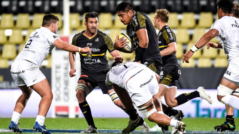 William SKELTON of Stade Rochelais during the Top 14 match between La Rochelle and Toulouse on February 27, 2021 in La Rochelle, France. (Photo by Hugo Pfeiffer/Icon Sport) - William SKELTON - Stade Marcel-Deflandre - La Rochelle (France)