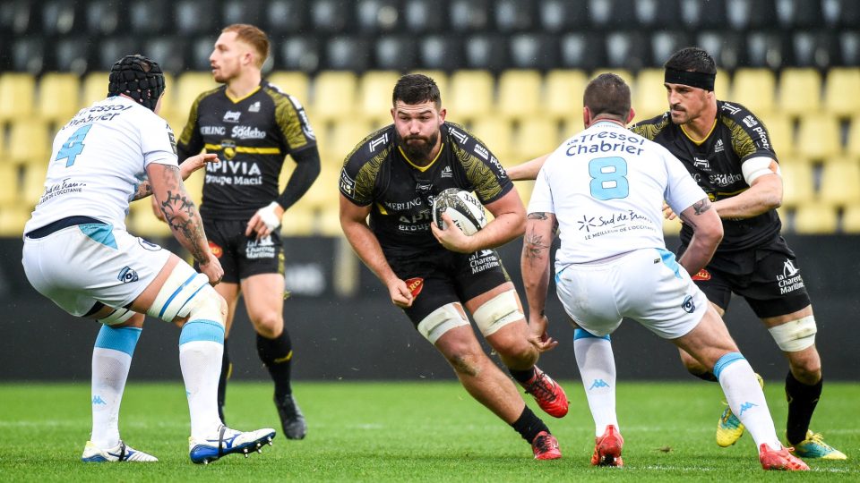 Mathieu TANGUY of Stade Rochelais during the Top14 match Between Stade Rochelais and Montpellier Herault Rugby at La Rochelle, France on December 27th 2020 ( Photo by Hugo Pfeiffer / Icon Sport ) - Mathieu TANGUY