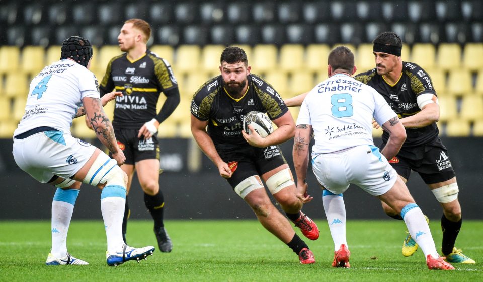 Mathieu TANGUY of Stade Rochelais during the Top14 match Between Stade Rochelais and Montpellier Herault Rugby at La Rochelle, France on December 27th 2020 ( Photo by Hugo Pfeiffer / Icon Sport ) - Mathieu TANGUY